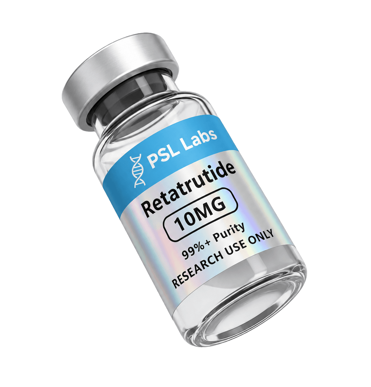 Vial of lyophilized Retatrutide powder